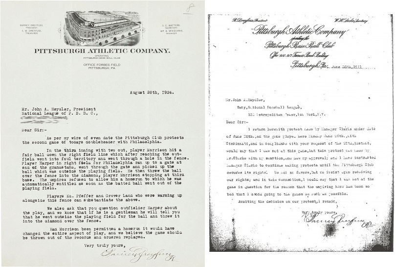 dreyfus protest letter HA 2014 Herrmann and HOF letters